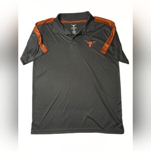 We Are Texas Authentic Apparel NCAA Texas Longhorns Grey Polo Golf Shirt